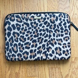 Kate Spade Leopard laptop sleeve